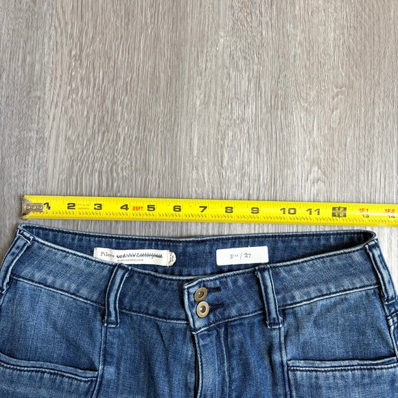 Anthropologie Pilcro Ultra High Rise Flare Jeans Medium Wash Soft Women’s S / 27 - Picture 11 of 16